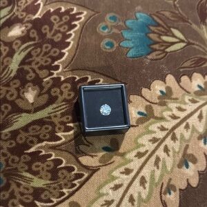 Moissanite GVY 3 Ice Blue 1.0 CT loose stone.